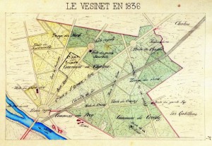 Plan du Vésinet (1836)